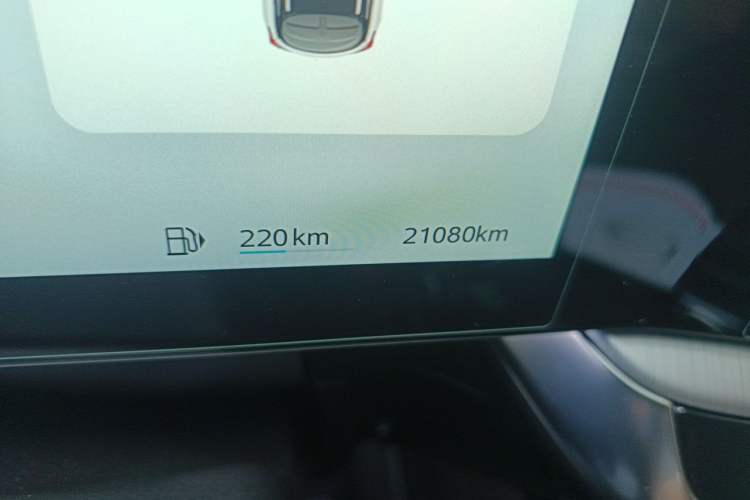 Used MG ONE 2022 α-Smart Sports Series 1.5T Advanced Edition Odometer Close Up