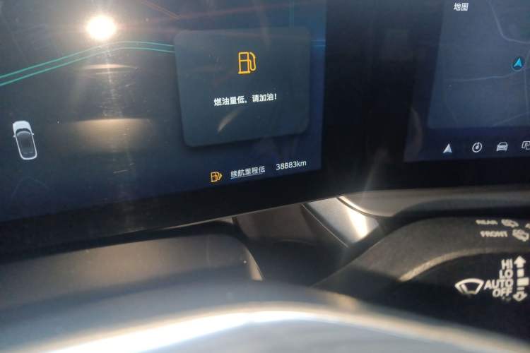 Used MG ONE 2022 α-Smart Sports Series 1.5T Advanced Edition Odometer Close Up