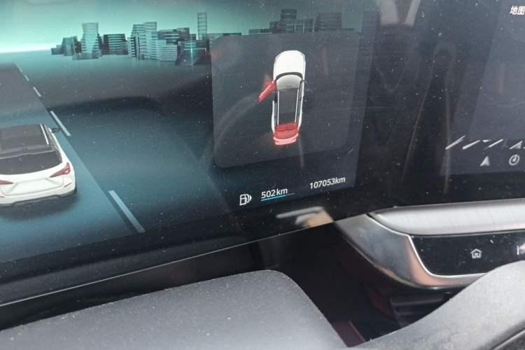 Used MG ONE 2022 α-Smart Sports Series 1.5T Standard Edition Odometer Close Up