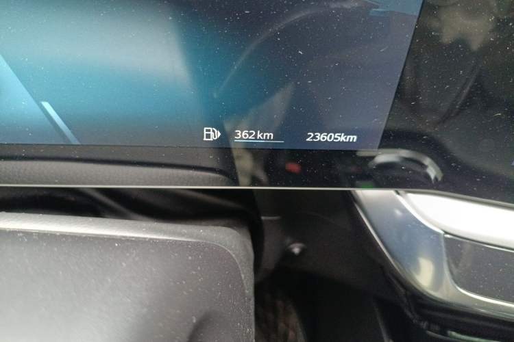 Used MG ONE 2022 α-Smart Sports Series 1.5T Standard Edition Odometer Close Up