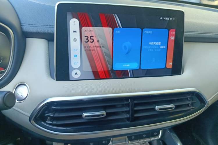 Used MG Pilot 2021 400TGI Automatic Two-Wheel Drive Trophy Flagship Edition Audio And AC Panel