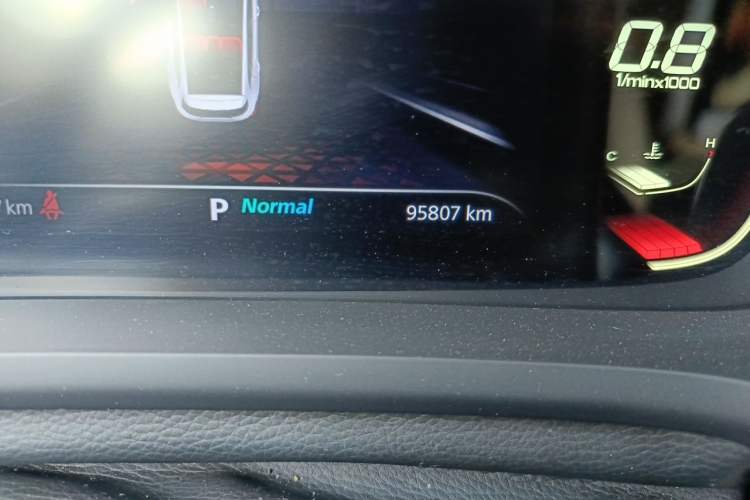 Used MG Pilot 2021 400TGI Automatic Two-Wheel Drive Trophy Flagship Edition Odometer Close Up