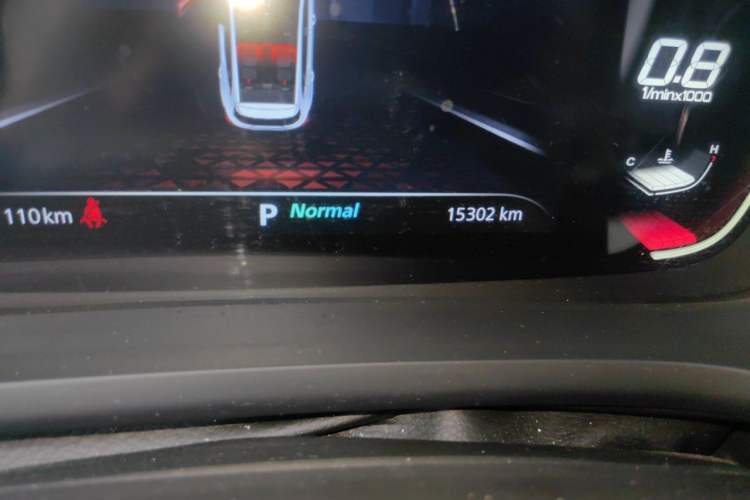 Used MG Pilot 2021 400TGI Automatic Two-Wheel Drive Trophy Flagship Edition Odometer Close Up