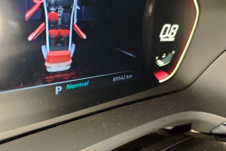 Used MG Pilot 2021 400TGI Automatic Two-Wheel Drive Trophy Flagship Edition Odometer Close Up