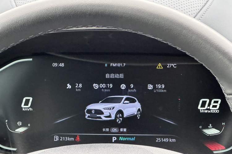 Used MG Pilot 2021 300TGI Automatic Two-Wheel Drive Trophy Deluxe Edition Odometer Close Up