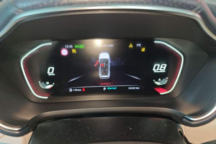 Used MG Pilot 2021 300TGI Automatic Two-Wheel Drive Trophy Prestige Edition Instrument Cluster