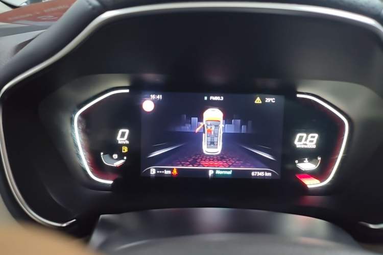 Used MG Pilot 2021 400TGI Automatic Two-Wheel Drive Trophy Flagship Edition Instrument Cluster