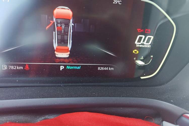 Used MG Pilot 2021 300TGI Automatic Two-Wheel Drive Trophy Deluxe Edition Odometer Close Up