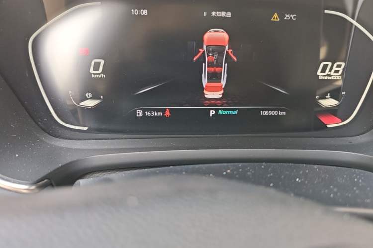 Used MG Pilot 2021 400TGI Automatic Two-Wheel Drive Trophy Flagship Edition Odometer Close Up
