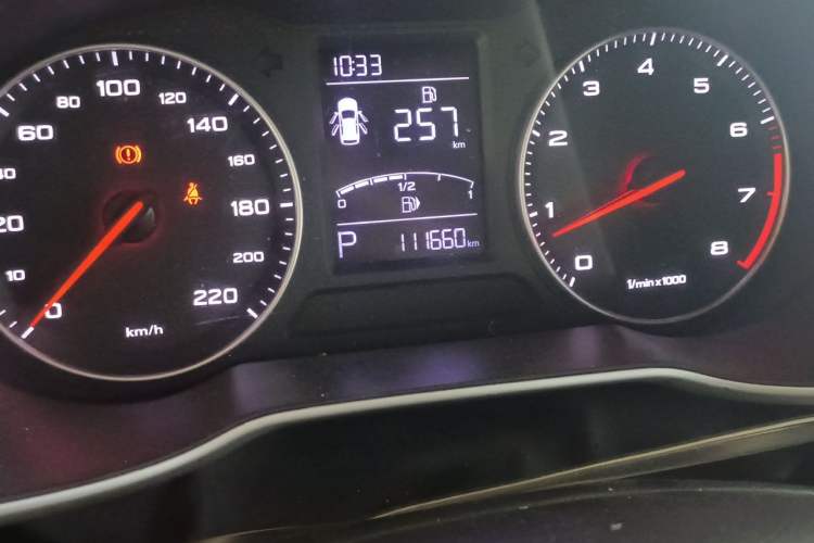 Used MG ZS 2017 1.5L Automatic Luxury Edition Odometer Close Up