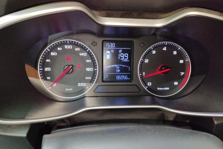 Used MG ZS 2017 1.5L Automatic Luxury Internet Edition Odometer Close Up