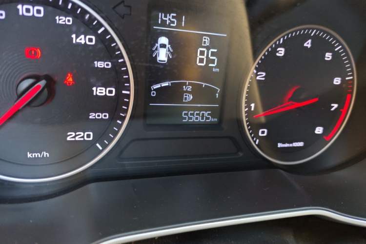 Used MG ZS 2017 1.5L Manual Elite Edition Odometer Close Up