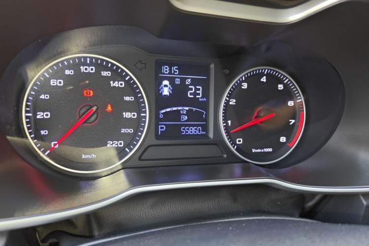 Used MG ZS 2017 1.5L Automatic Luxury Internet Edition Odometer Close Up