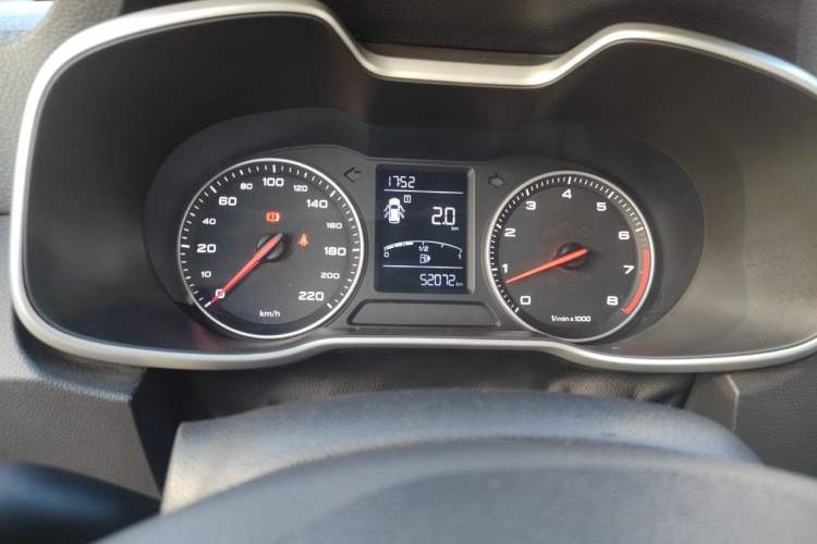 Used MG ZS 2017 1.5L Manual Elite Edition Odometer Close Up