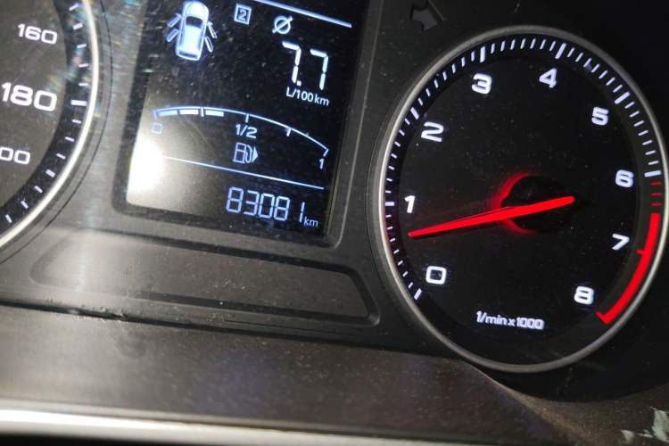 Used MG ZS 2017 1.5L Manual Luxury Edition Odometer Close Up
