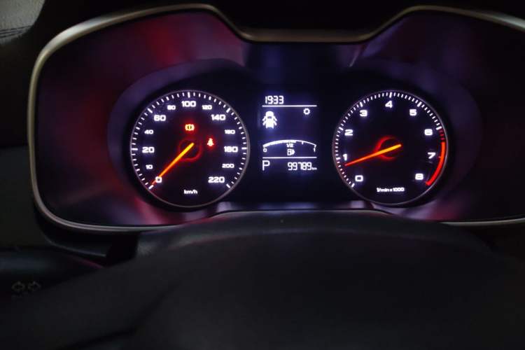 Used MG ZS 2017 1.5L Automatic Luxury Edition Odometer Close Up