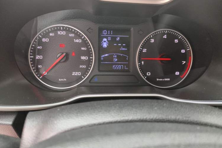 Used MG ZS 2017 1.5L Manual Luxury Edition Odometer Close Up