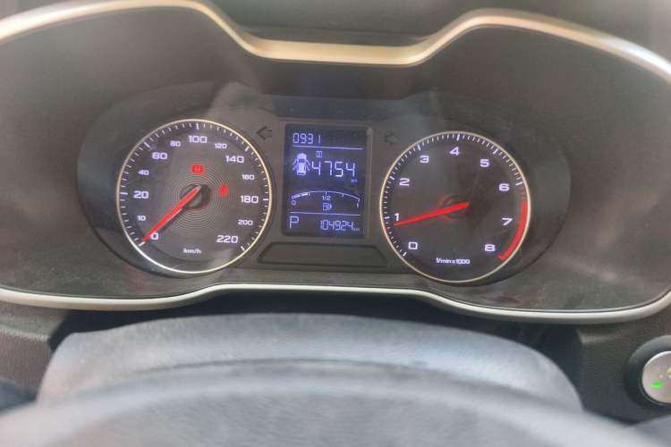 Used MG ZS 2017 1.5L Automatic Luxury Edition Odometer Close Up