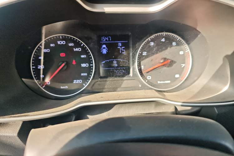 Used MG ZS 2017 1.5L Manual Comfort Edition Odometer Close Up