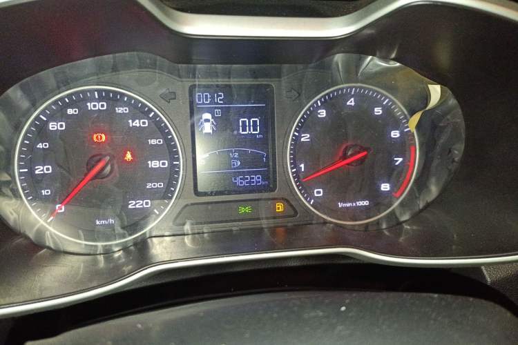 Used MG ZS 2017 1.5L Manual Luxury Edition Odometer Close Up