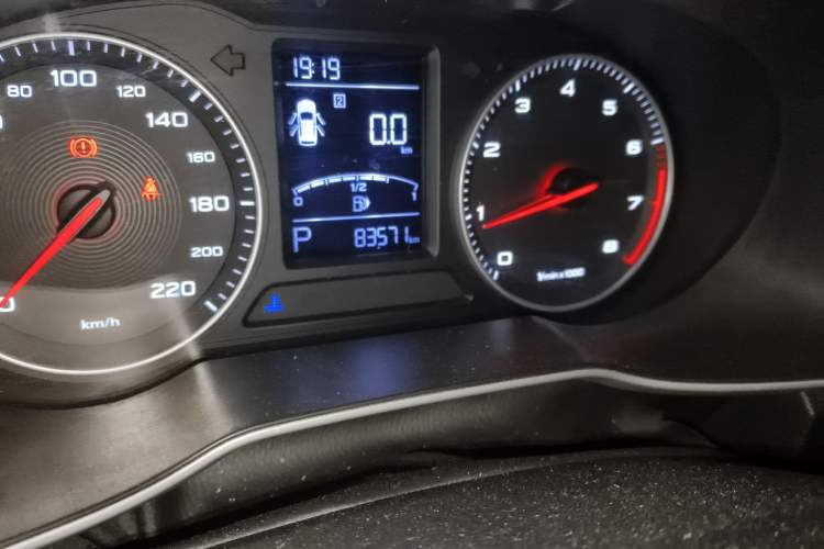 Used MG ZS 2017 1.5L Automatic Luxury Edition Odometer Close Up