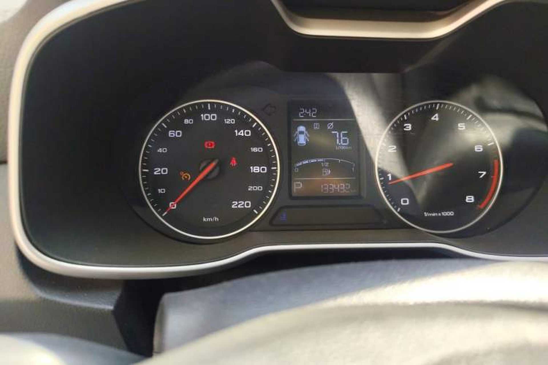 Used MG ZS 2017 1.5L Automatic Luxury Internet Edition Odometer Close Up