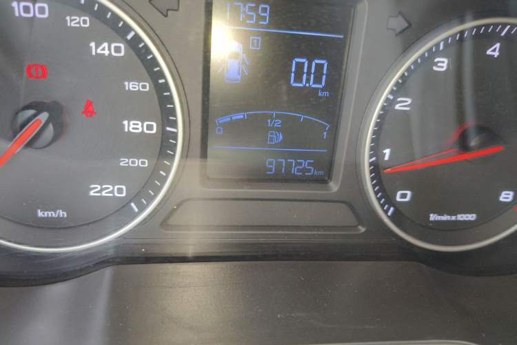 Used MG ZS 2017 1.5L Manual Comfort Edition Odometer Close Up