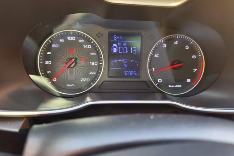 Used MG ZS 2017 1.5L Manual Luxury Edition Odometer Close Up