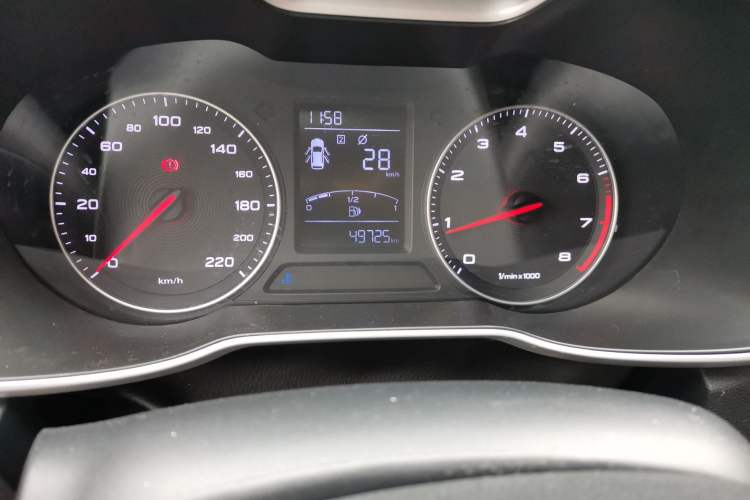 Used MG ZS 2017 1.5L Manual Elite Edition Odometer Close Up