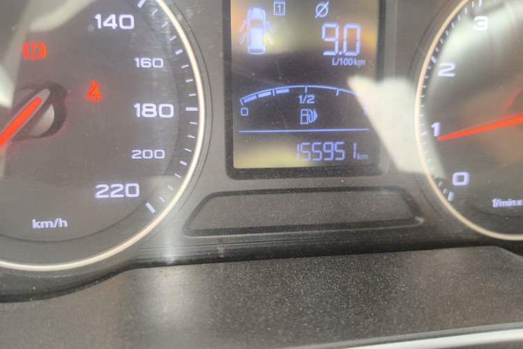 Used MG ZS 2017 1.5L Manual Luxury Edition Odometer Close Up