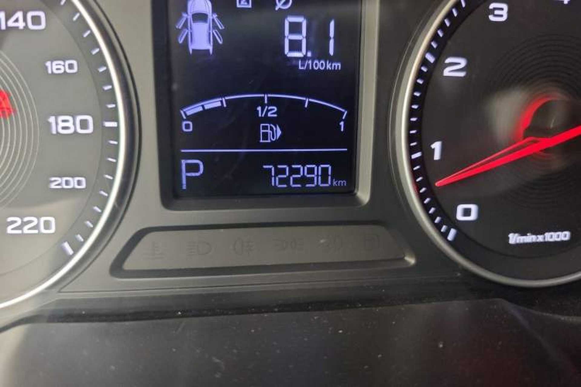 Used MG ZS 2018 1.5L Automatic Luxury Edition China V Standard Odometer Close Up