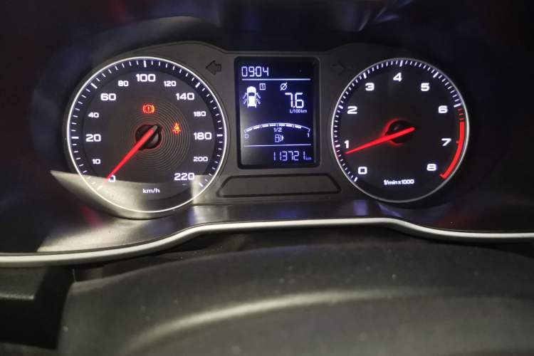 Used MG ZS 2019 1.5L Manual Global Comfort Edition China VI Standard Odometer Close Up