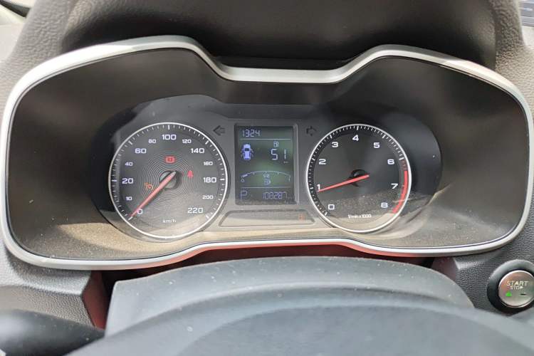 Used MG ZS 2019 1.5L Automatic Global Luxury Edition China VI Standard Odometer Close Up