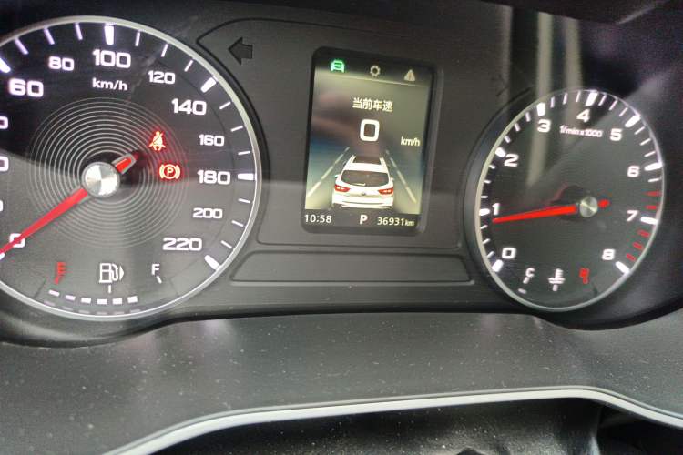 Used MG ZS 2020 180 DVVT Automatic Lite Odometer Close Up