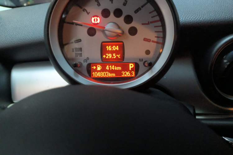 Used MINI Clubman 2007 1.6L COOPER Excitement Odometer Close Up