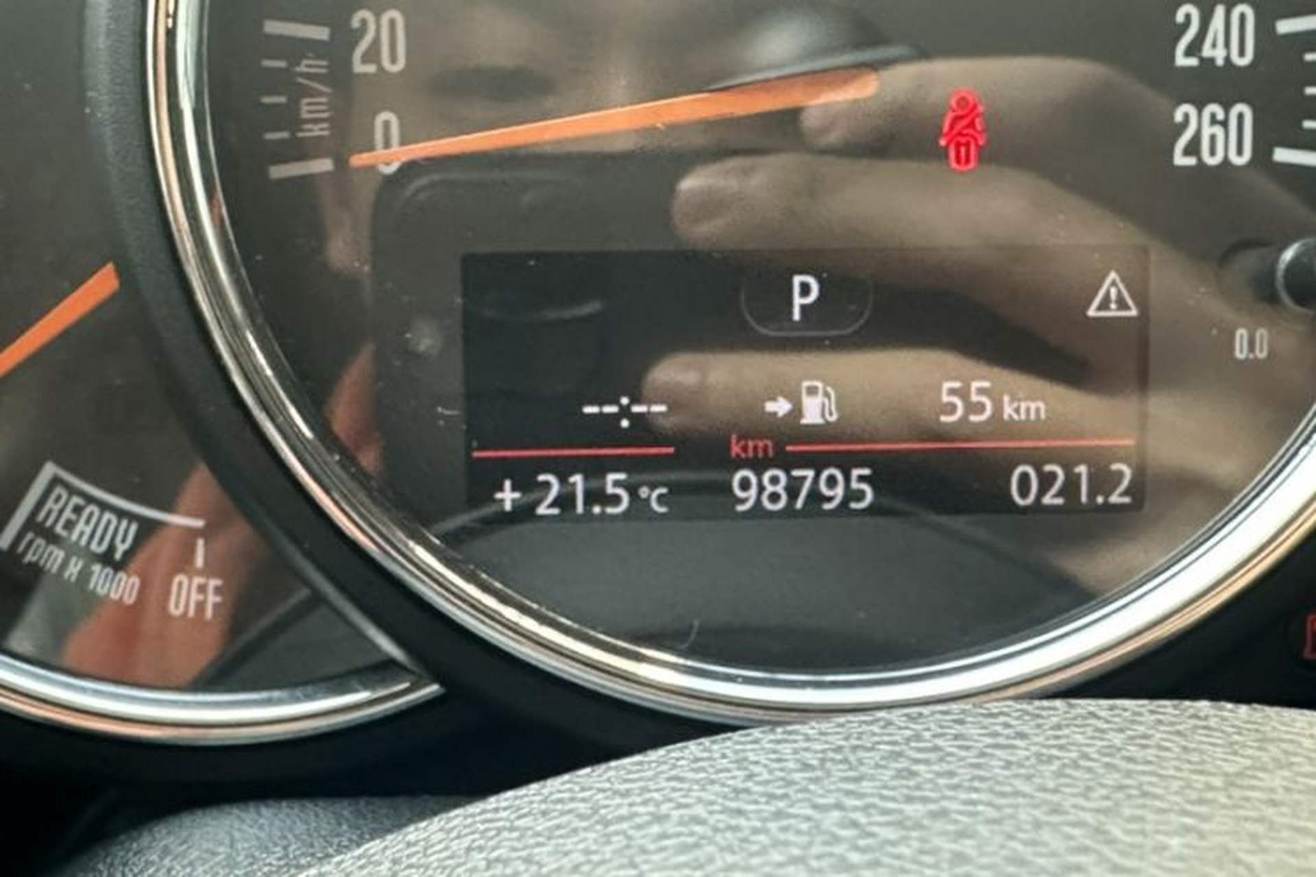 Used MINI Clubman 2016 2.0T COOPER S Odometer Close Up
