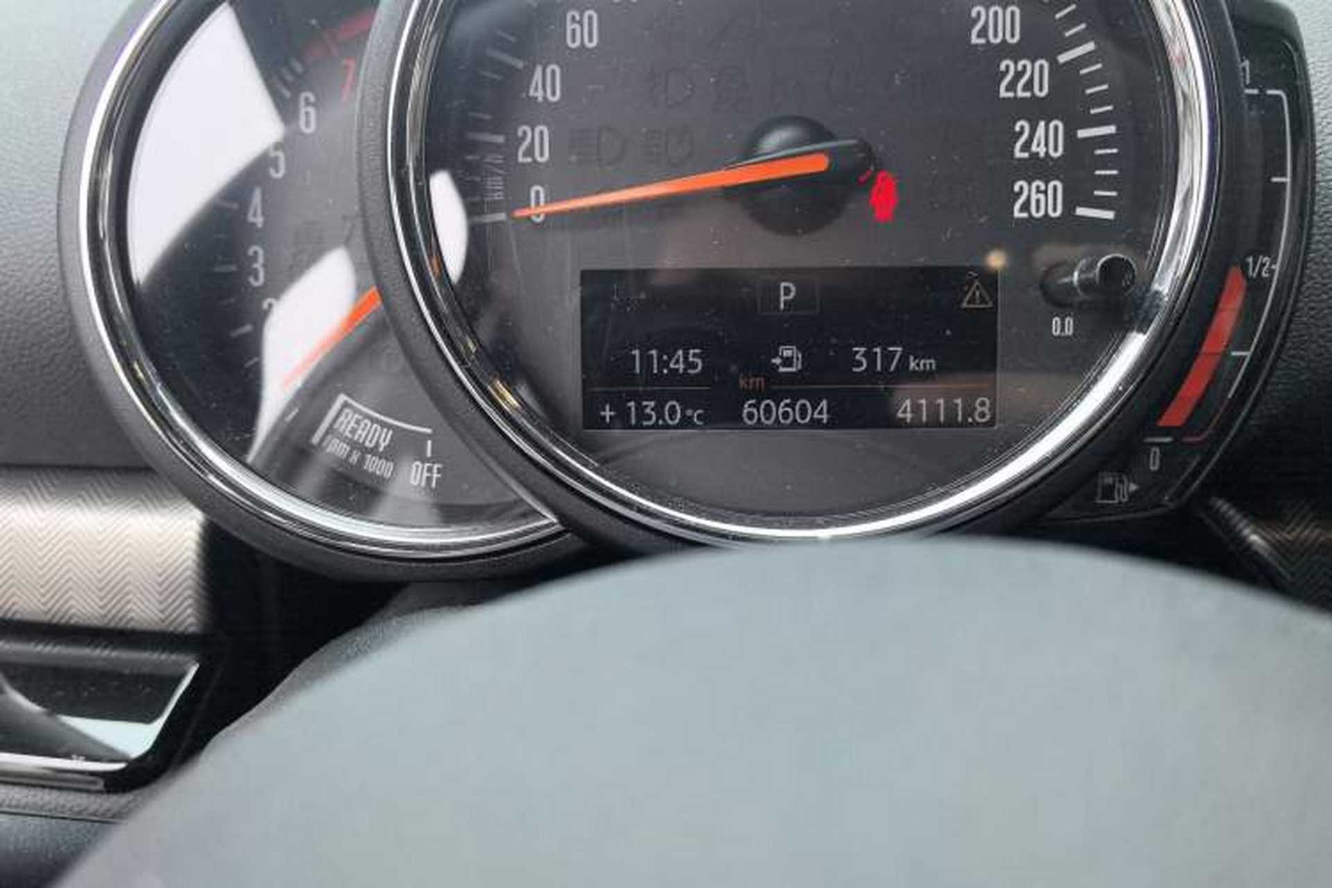 Used MINI Clubman 2019 1.5T COOPER Connoisseur Odometer Close Up