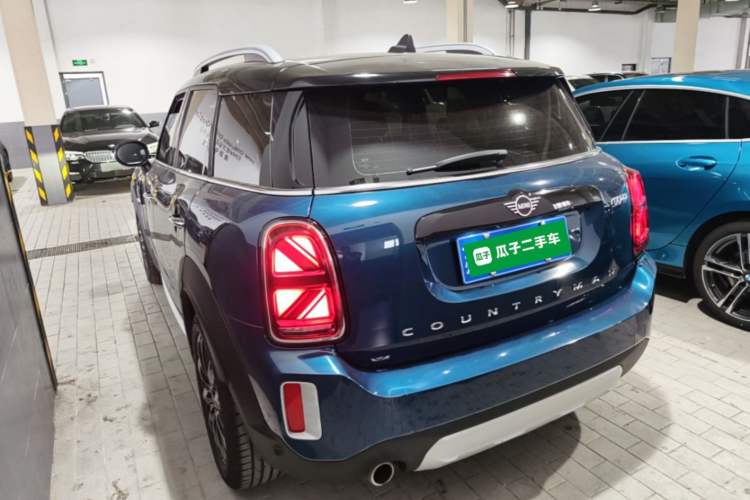Used MINI Countryman 2021 1.5T COOPER ALL4 Laguna Blue Limited Edition Rear Left 45 Deg