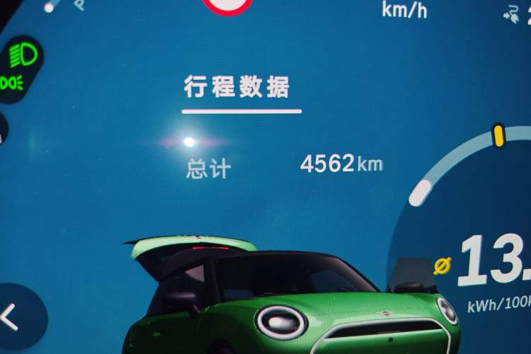 Used MINI Electric COOPER 2024 456km COOPER E Classic Edition Odometer Close Up