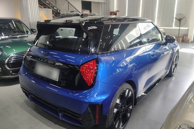Used MINI Electric COOPER JCW 2025 Model Facelift JOHN COOPER WORKS Rear Right 45 Deg