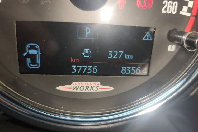 Used MINI JCW 2020 2.0T JOHN COOPER WORKS ALL-IN Odometer Close Up