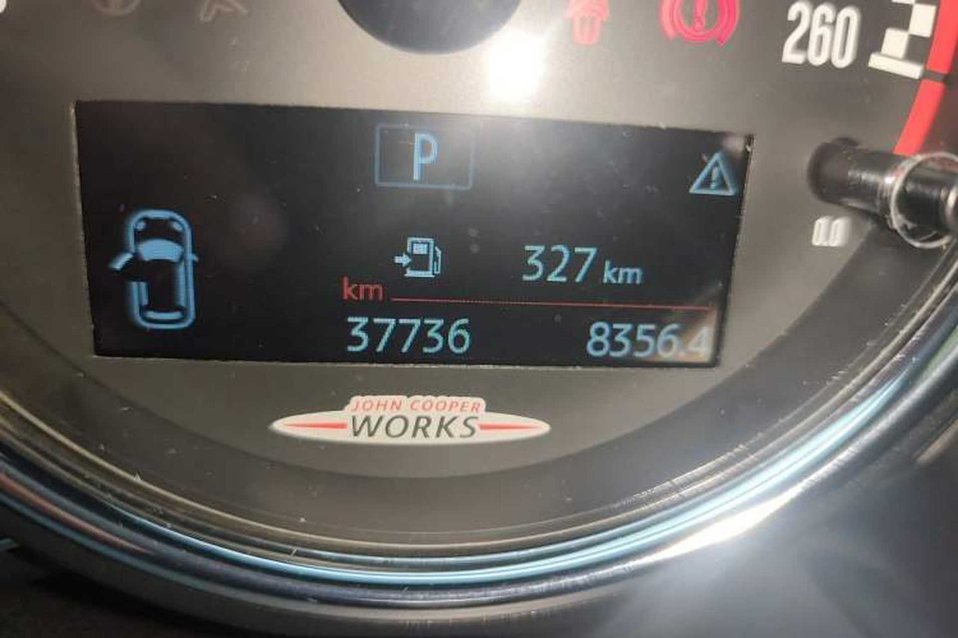 Used MINI JCW 2020 2.0T JOHN COOPER WORKS ALL-IN Odometer Close Up