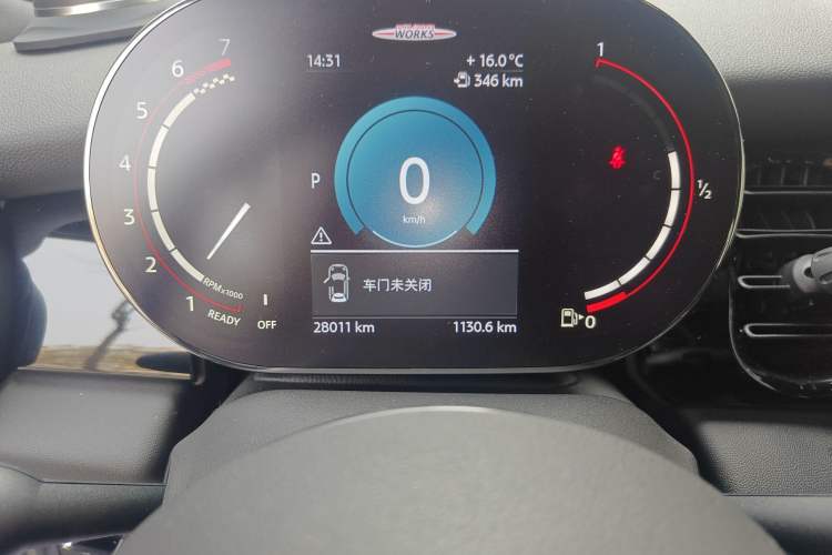 Used MINI JCW 2021 2.0T JOHN COOPER WORKS Odometer Close Up