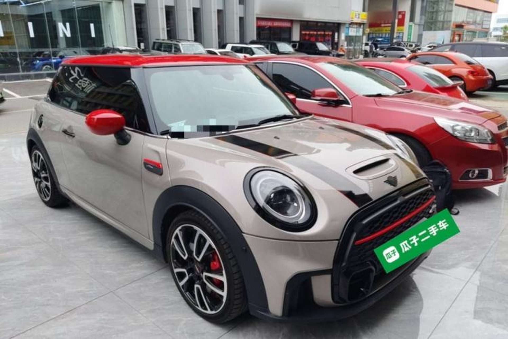Used MINI JCW 2022 Refresh 2.0T JOHN COOPER WORKS ALL-IN Front Right 45 Deg