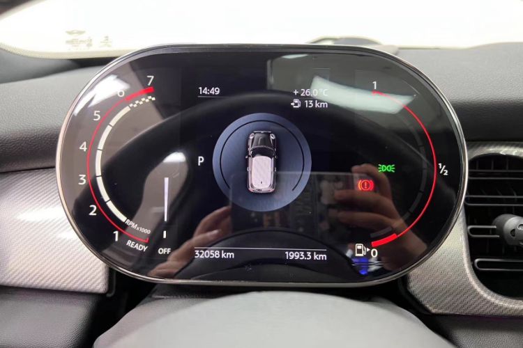 Used MINI JCW 2022 2.0T JOHN COOPER WORKS ALL-IN Odometer Close Up