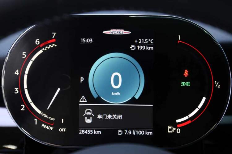 Used MINI JCW 2022 2.0T JOHN COOPER WORKS ALL-IN Odometer Close Up