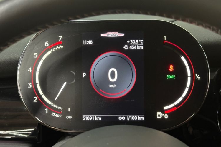 Used MINI JCW 2022 2.0T JOHN COOPER WORKS ALL-IN Odometer Close Up