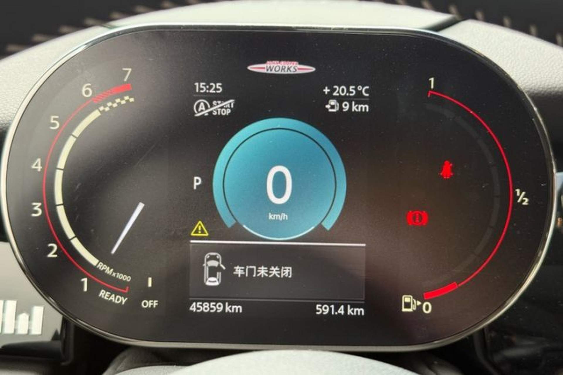 Used MINI JCW 2023 2.0T JOHN COOPER WORKS Pat Moss Commemorative Edition Odometer Close Up