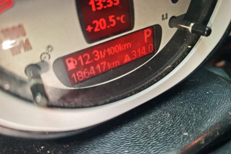 Used MINI 2009 1.6L COOPER CABRIO Odometer Close Up