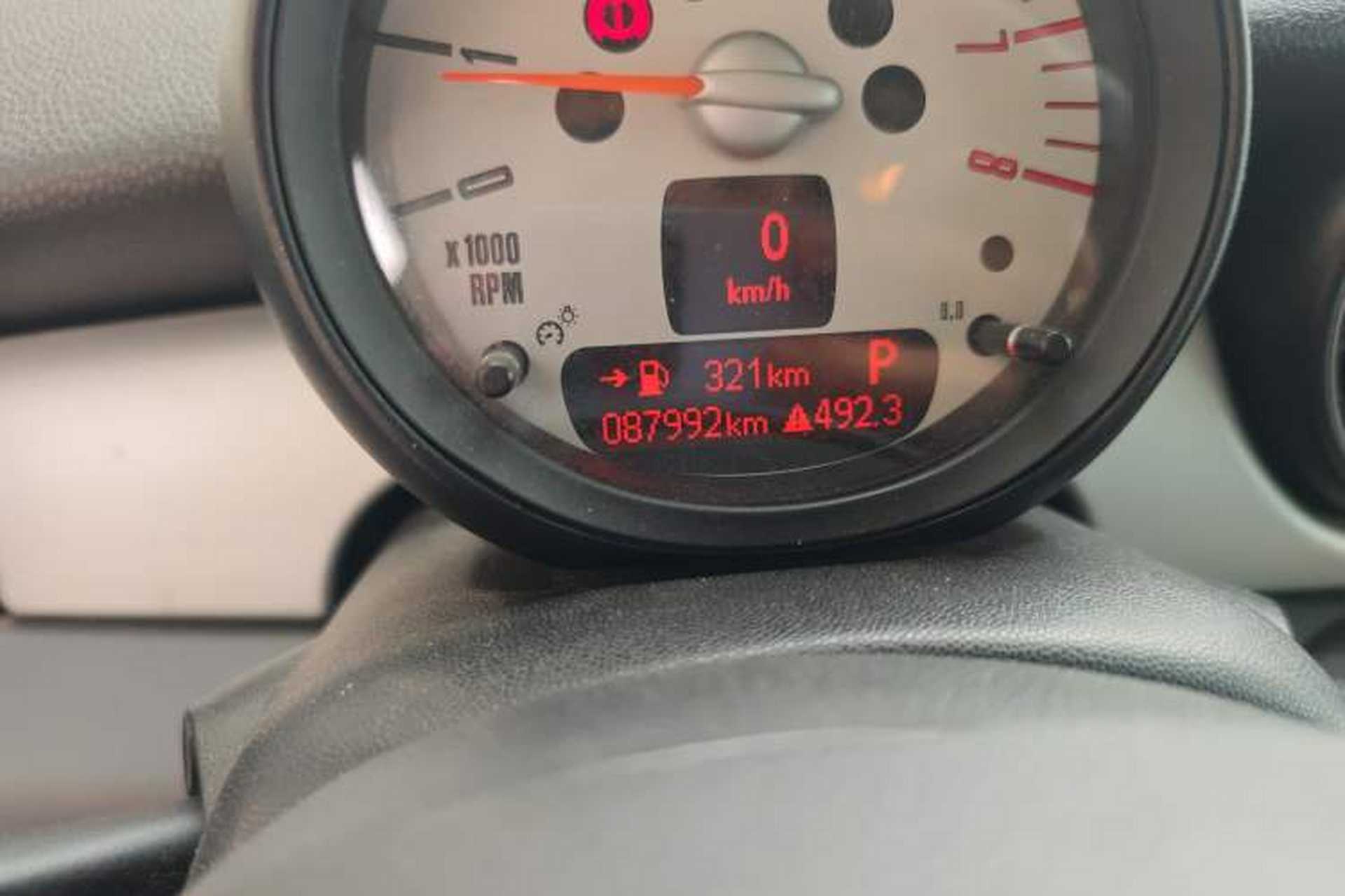 Used MINI 2011 1.6L ONE Odometer Close Up
